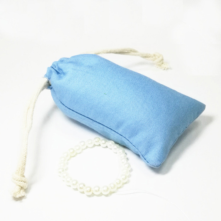 Twill Cotton Custom color Drawstring Pouch Bag