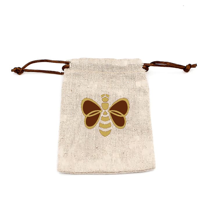 Drawstring Linen Bag With OEM logo