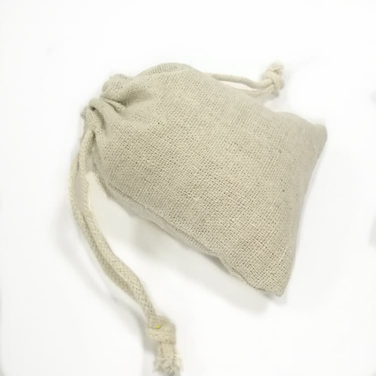 Drawstring Linen Rice Bag