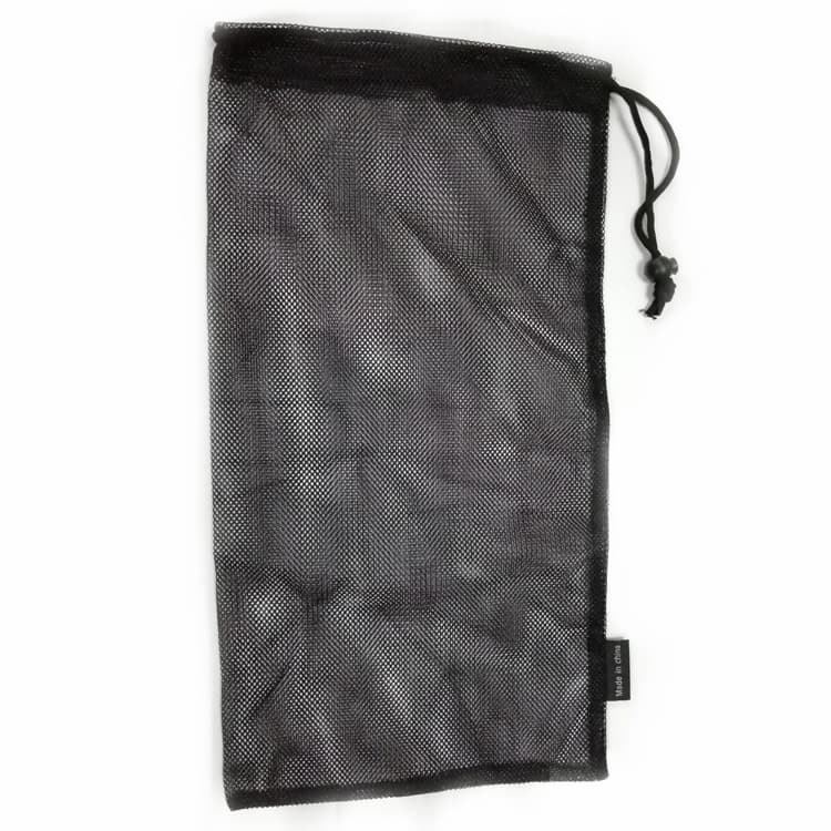 Large Size Black Drawstring Mesh Bag