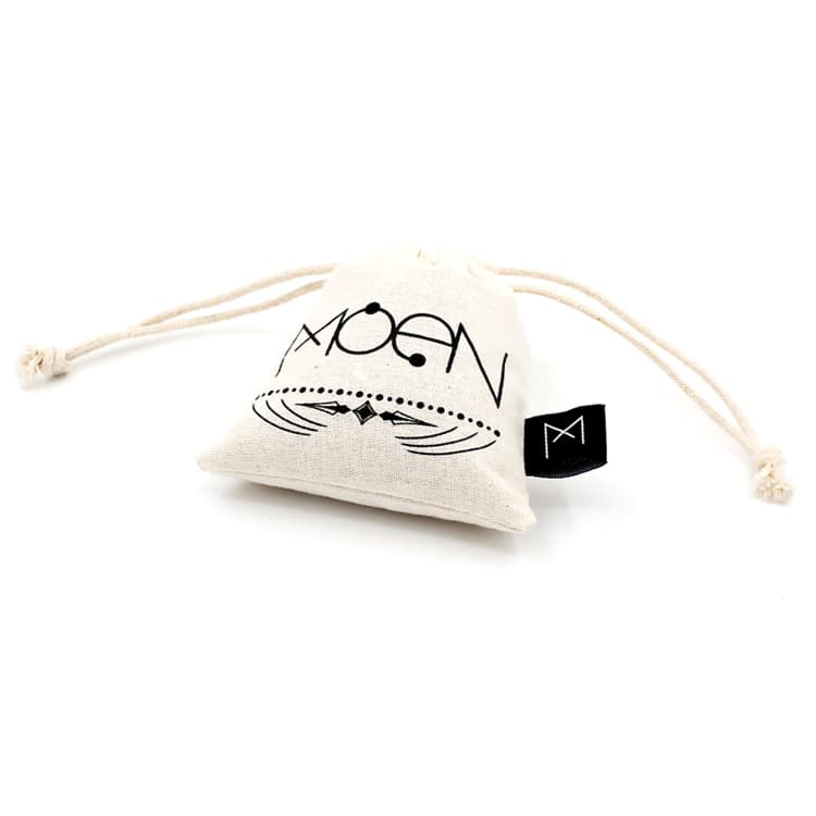 Natural Cotton Drawstring Rice Bag With Custom Label Printing