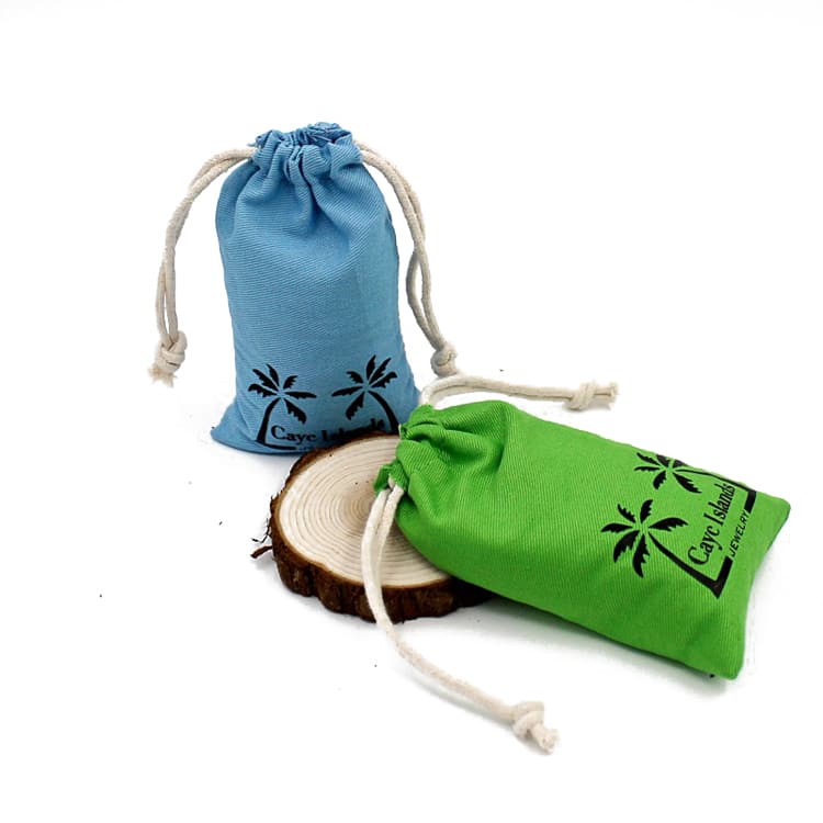 Colorful Twill Cotton Gift Pouch Bag