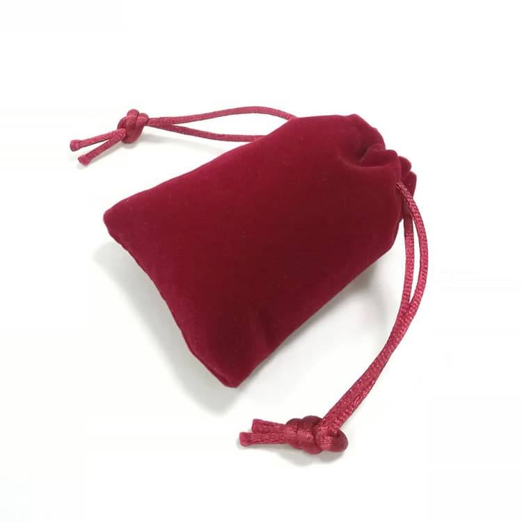 Small Size Velvet Drawstring Jewelry Bag