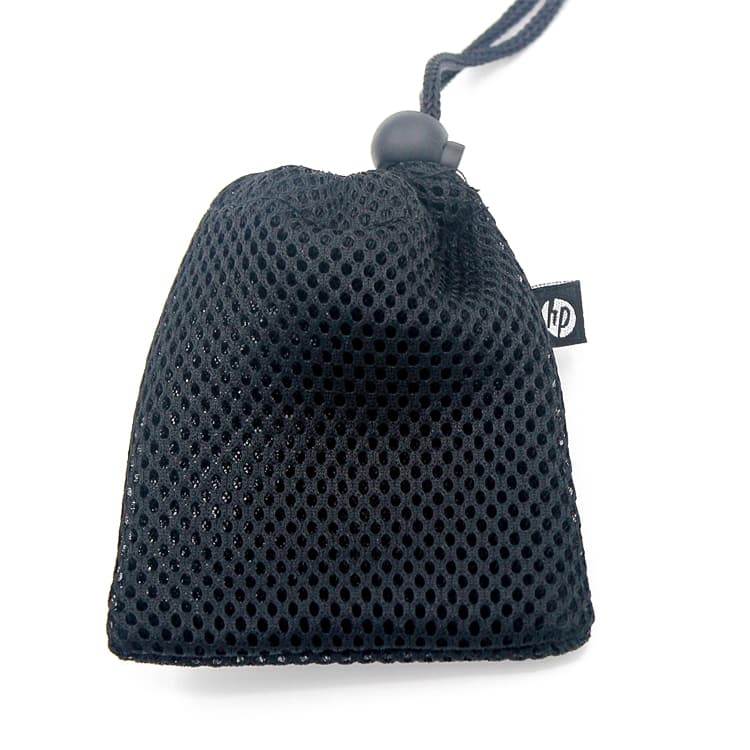 Black Mesh Pouch Sport Sandwish Mesh Bag With Label 