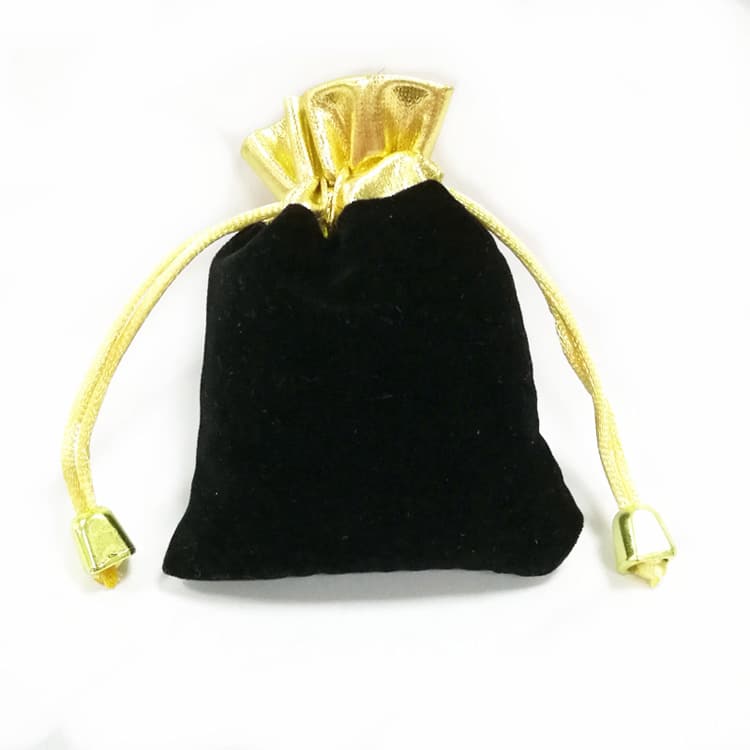 Chinese FU Bag Velvet Drawstring Pouch Bag