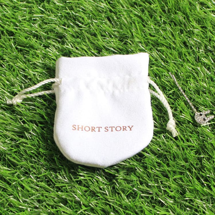 Small Luxury Suede Ring Pouch With OEM Logo