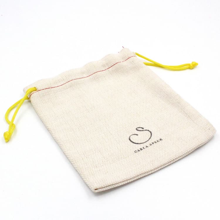 Canvas Drawstring Pouch With OEM Logo