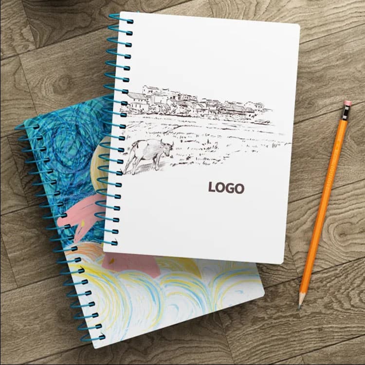 Hardcover Spiral Notebook Small Note Book